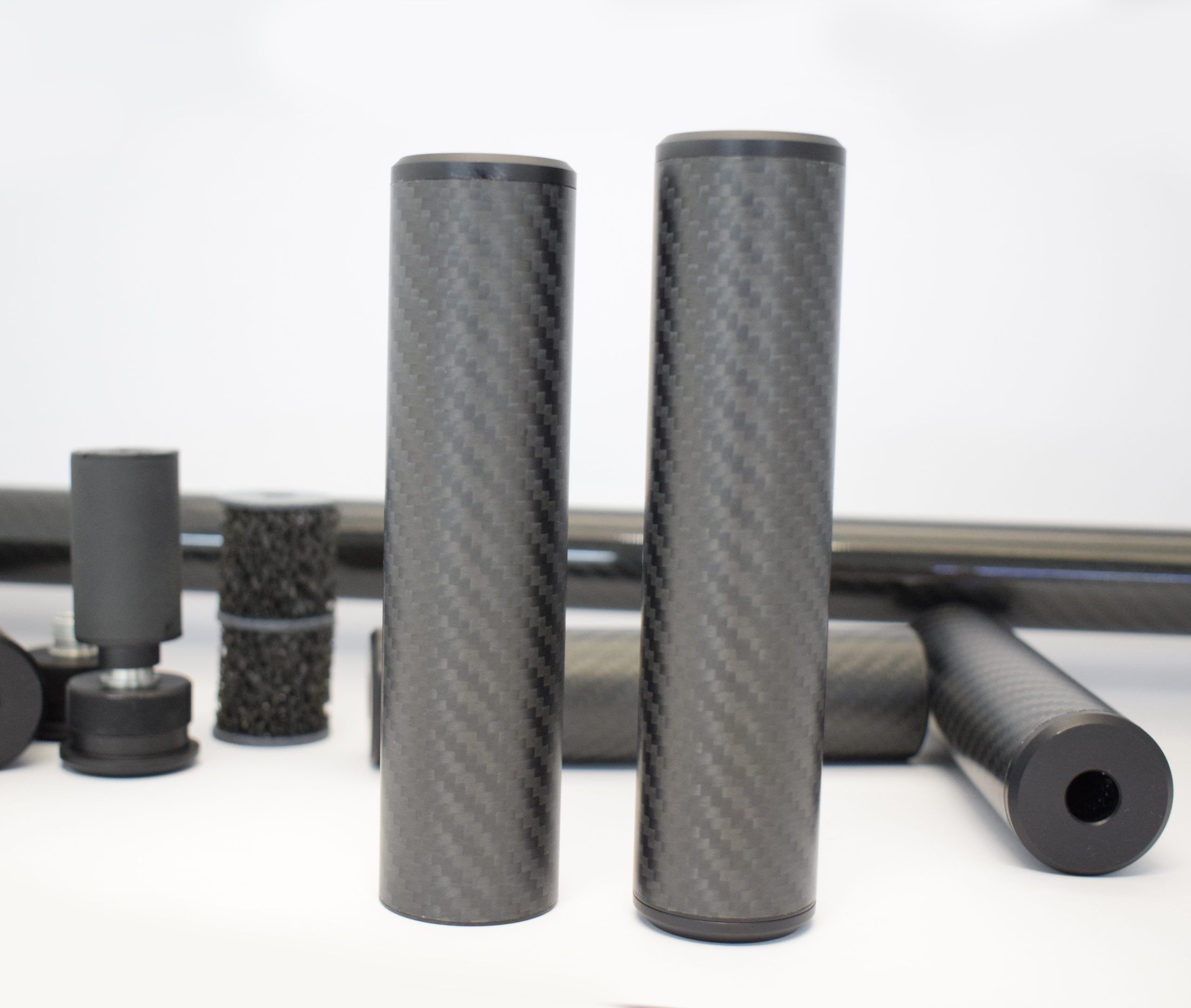 Silenciador fibra de carbono Tactical Cave