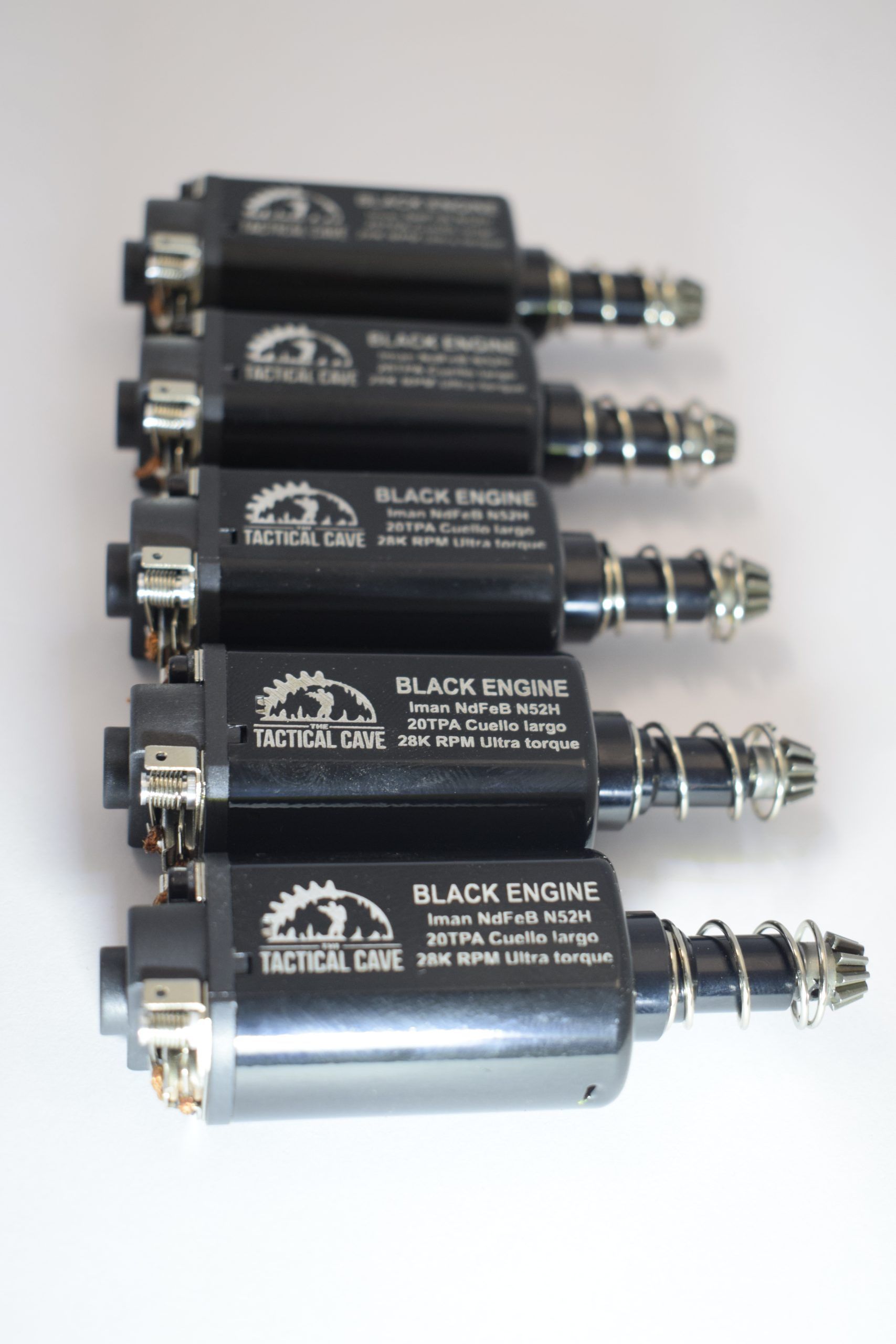 Motor BLACK ENGINE airsoft detalle imanes N52H