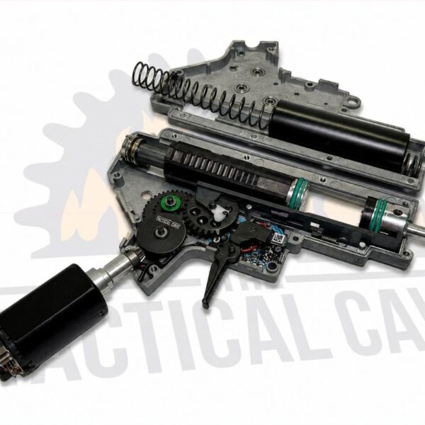 Preparación FullCucumber: gearbox Tactical Cave en vista diagonal
